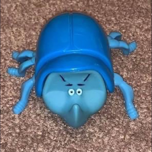 Lot of 2 A Bug's Life Happy Meal Toys - 1998 DIM the Beetle & PRINCESS ATTA - Picture 2 of 3
